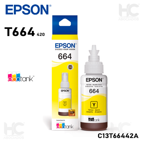 Epson T664 Amarillo